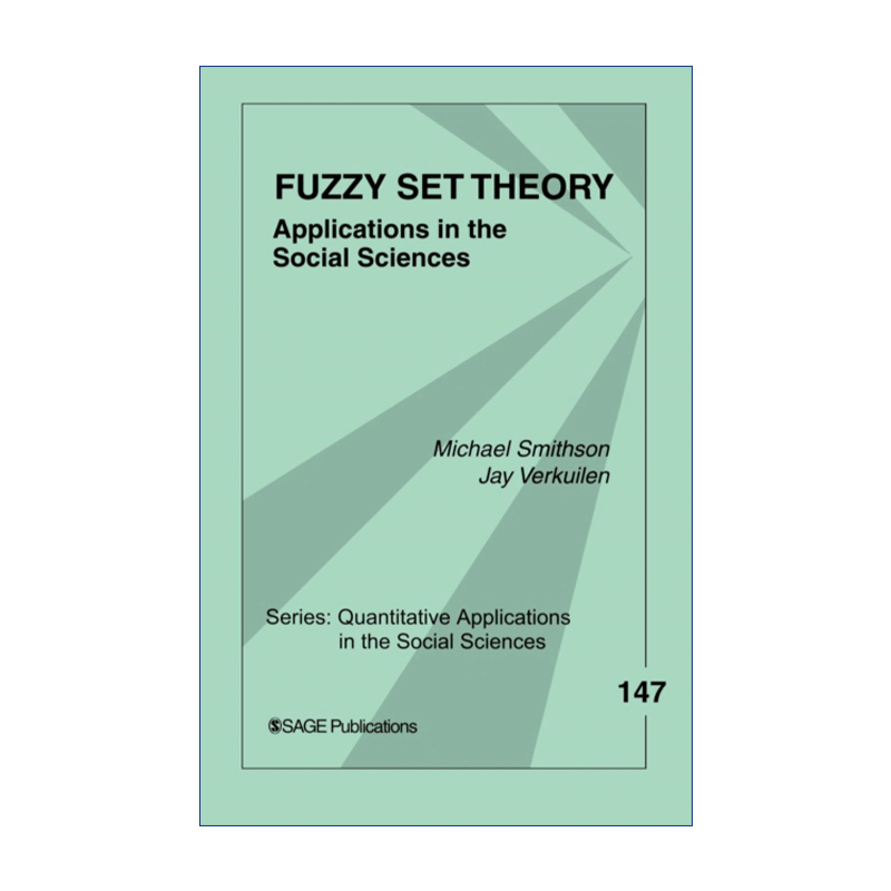 英文原版 Fuzzy Set Theory 模糊集合理论 SAGE社会科学定量研究应用丛书 英文版 进口英语原版书籍 - 图0