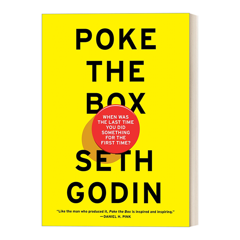 英文原版 Poke the Box 戳盒子 你上一次初尝试做某些事情是什么时候 创造力 紫牛作者Seth Godin 精装 英文版 进口英语原版书籍
