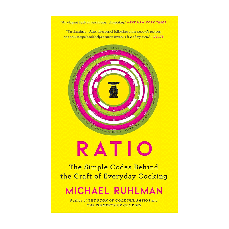 英文原版 Ratio 日常烹饪技艺背后的简单法则 英文版 进口英语原版书籍