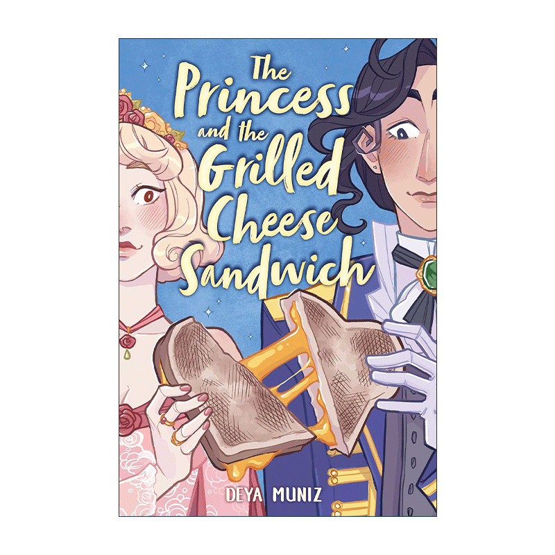 英文原版 Princess and the Grilled Cheese Sandwich 公主和烤奶酪三明治 浪漫喜剧图像小说 英文版 进口英语原版书籍 - 图0