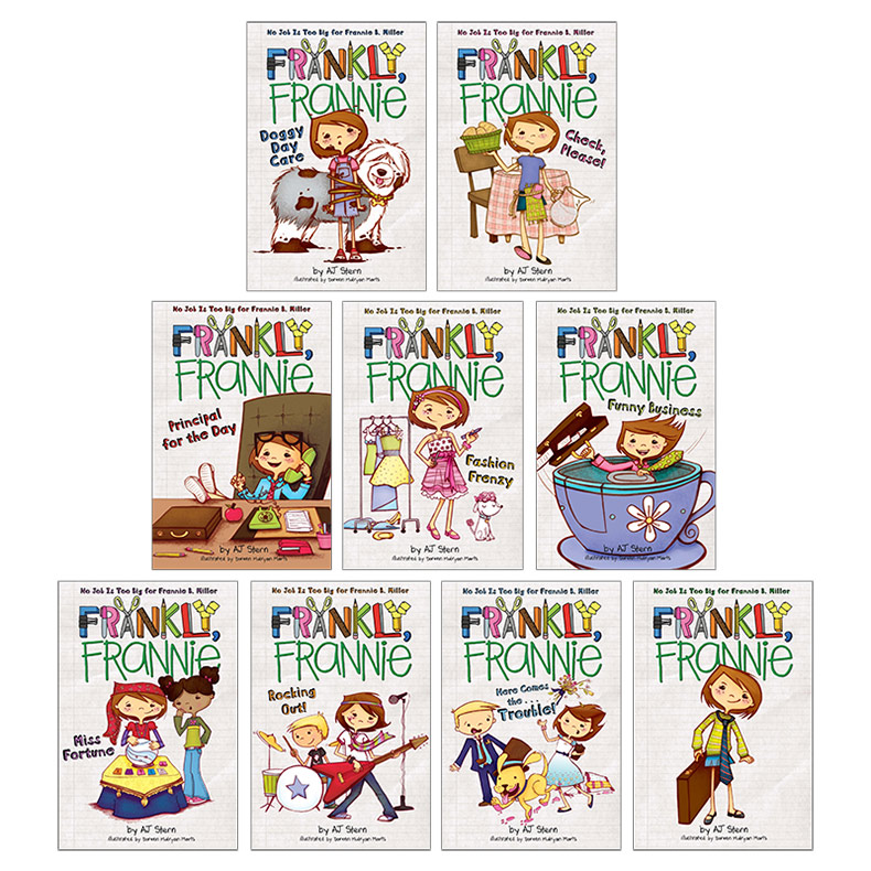 英文原版 Frankly  Frannie 坦率点，弗兰妮系列9册 儿童读物 章节桥梁书 英文版 进口英语原版书籍 - 图0