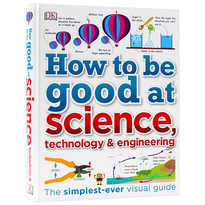 如何擅长工程技术 英文原版 How to Be Good at Science DK图解科学 儿童STEM创新思维培养 百科科普 教辅书 英文版原版英语书籍