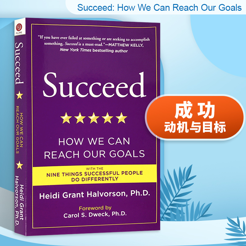 成功 动机与目标 英文原版 Succeed How We Can Reach Our Goals 心理学英文版进口书籍 - 图0