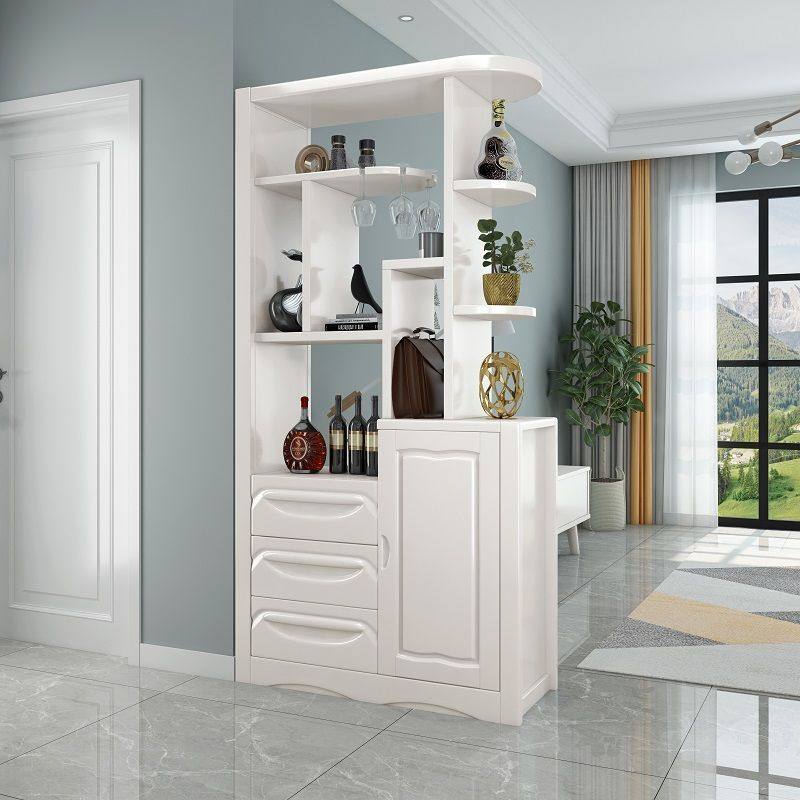 新中式酒柜小户型屏风实木间厅柜进门玄关柜客厅隔断柜双面门厅柜,淘宝优惠券,粉丝福利购,淘宝优惠卷