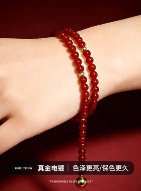 【原创】红玛瑙串珠项链