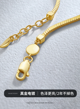 蛇骨手链女夏ins小众设计女生闺蜜金色手饰品2025年新款轻奢手环