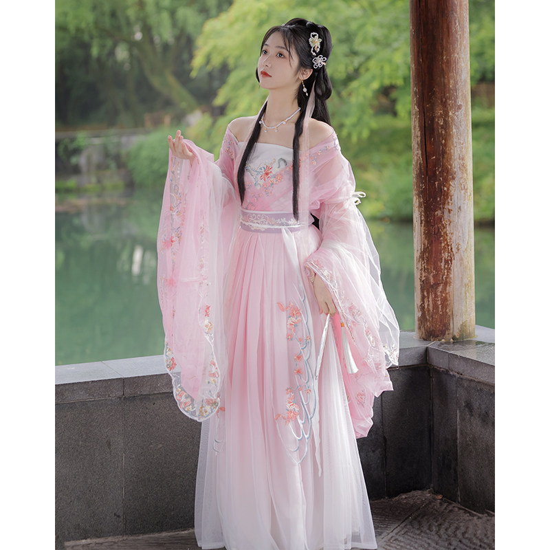 玫布琳时花语夏款正品原创日常汉服 玫布琳汉服