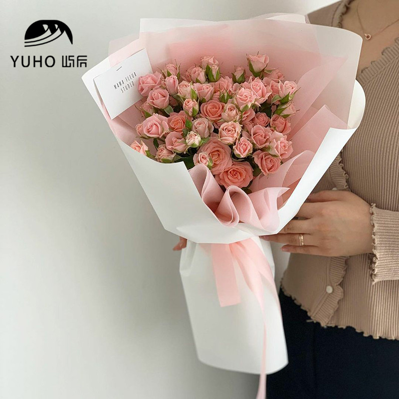 屿后 韩版雾面纱 ins内衬包花网纱礼品盒鲜花花店花艺包装材料,淘宝优惠券,粉丝福利购,淘宝优惠卷