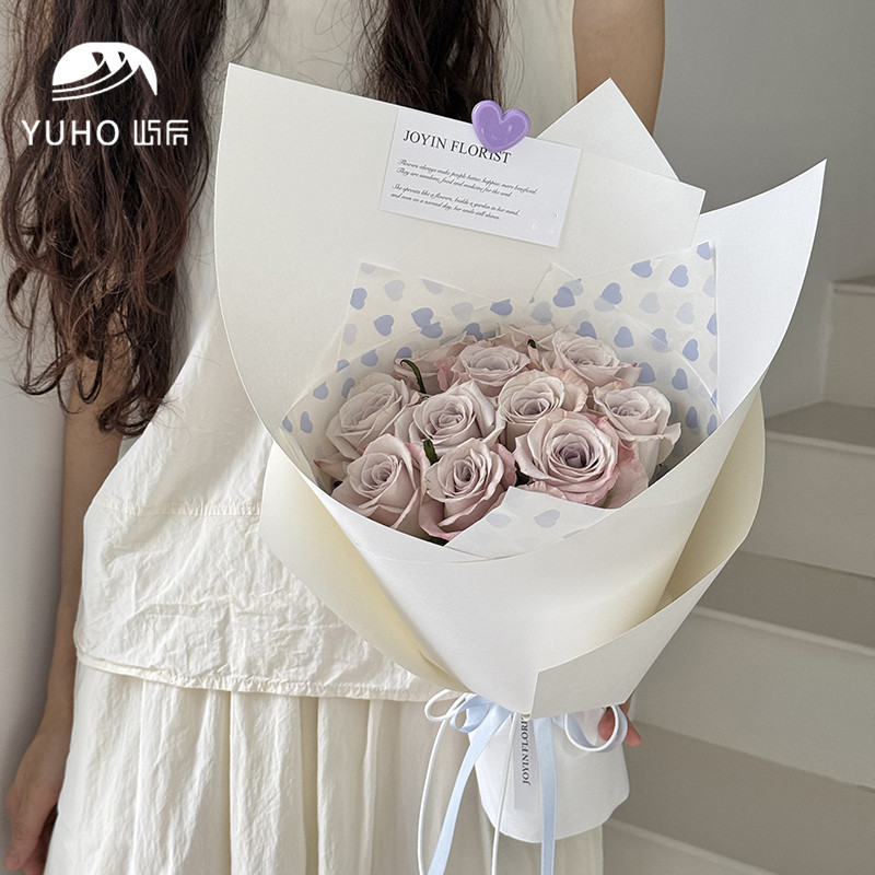 屿后 奶油风爱心夹鲜花花束卡片配饰夹子花店diy手工花艺包装材料,淘宝优惠券,粉丝福利购,淘宝优惠卷