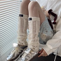 Autumn Winter Rice White Socks Women Grey Leg Cover Warm Heaps Heaps Socks Brown Calf Socks Merald Boots Socks