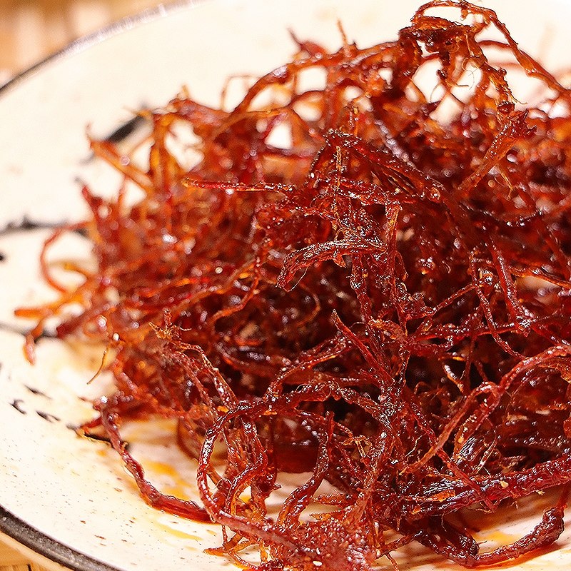 蜀雁龙须牛肉丝牛肉干麻辣休闲鸡丝 蜀雁兴创汇牛肉类