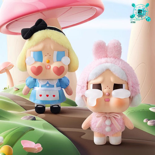 泡泡玛特POPMART哭娃眼泪工厂系列CRYBABY搪胶脸毛绒盲盒手办挂件 - 图3