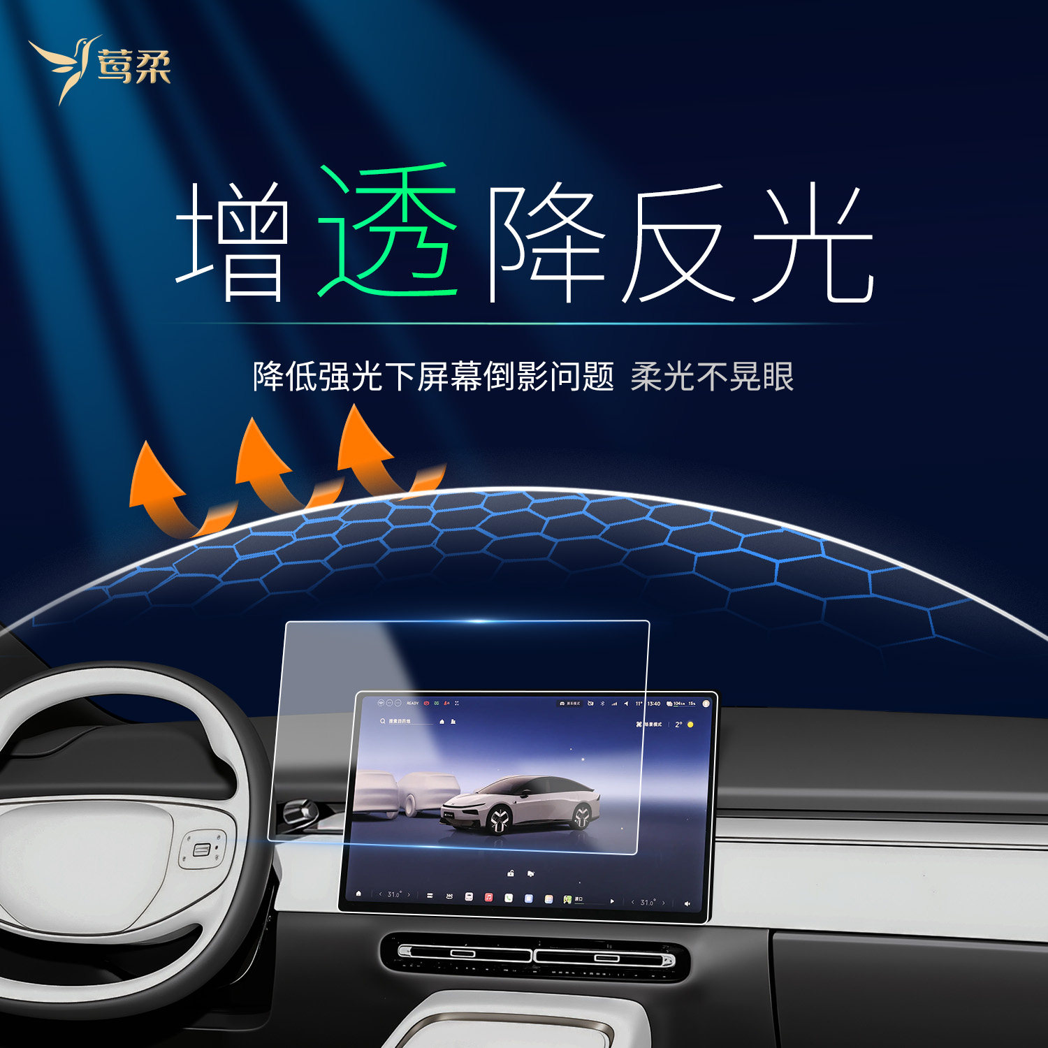 26款适用小鹏P7+屏幕钢化膜中控贴膜新P7加配件必备用品装饰+2026,淘宝优惠券,粉丝福利购,淘宝优惠卷