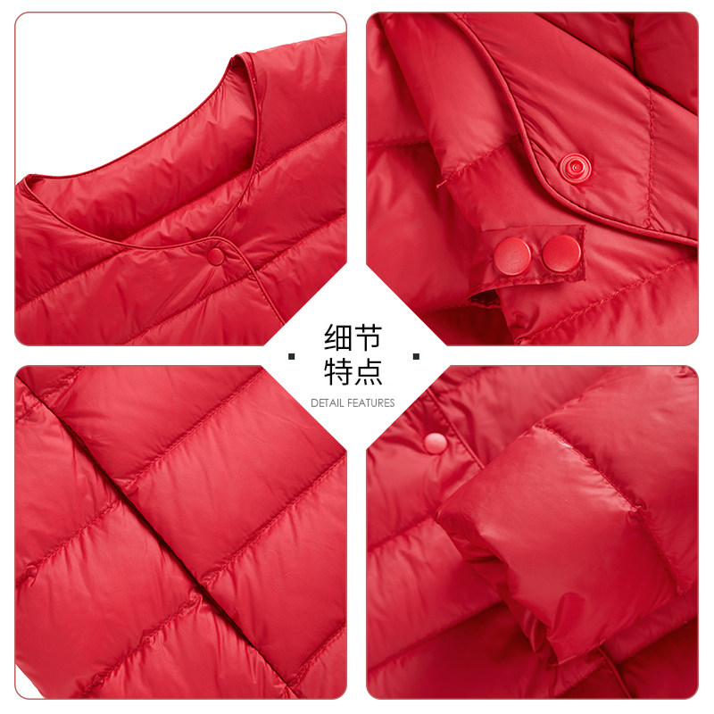 雅鹿轻薄款2022年新款短款羽绒服 雅鹿服饰羽绒服