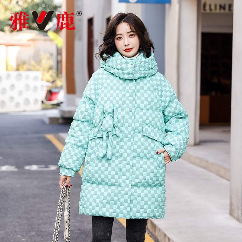 雅鹿羽绒服女 年新款时尚连帽宽松白鸭绒送玩偶加厚保暖外套冬 2022 雅鹿羽绒服女 年新款时尚连帽宽松白鸭绒送玩偶加厚保暖外套冬 2022