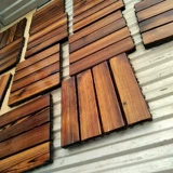 Пола терраса двор на открытом воздухе карбонизированная деревянная древесина Т