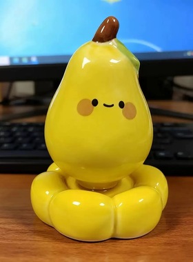 景德镇陶瓷转转乐桌面摆件旋转乐结晶釉色车载装饰品高颜值