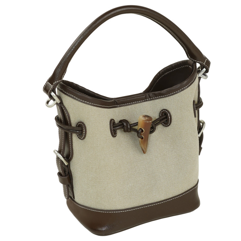 the pleasure molecule牛角桶包mini头层牛皮帆布水桶包手提斜挎,淘宝优惠券,粉丝福利购,淘宝优惠卷