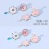 Disney Necklace Children's Ring Jewelry Set Elsa
