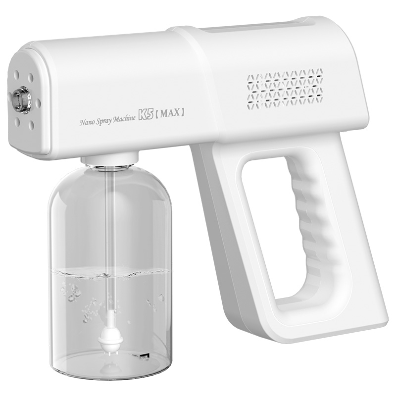 比赛小猪消毒喷雾枪手持K5纳米蓝光喷雾器电动家用空气雾化消毒机