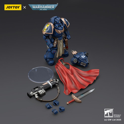 JOYTOY暗源战锤40K 极限战士原铸连长帕托利亚斯-科沃尔 可动人偶 - 图3