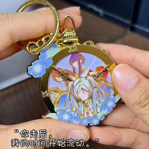 葬送的芙莉莲挂件动漫周边可旋转时钟钥匙扣辛美尔二次元谷子装饰 - 图1