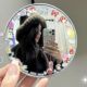 Small round mirror for travel photography, handmade diy selfie tool