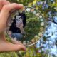 Small round mirror for travel photography, handmade diy selfie tool