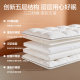 Heilan Home Down Pillow Core Cervical Support Sleep Memory Foam 96 White Goose Down Pillow Adult Single Pack