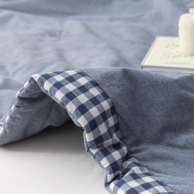 海澜之家抗菌夏季大豆单人纤维被子 海澜之家家纺化纤被