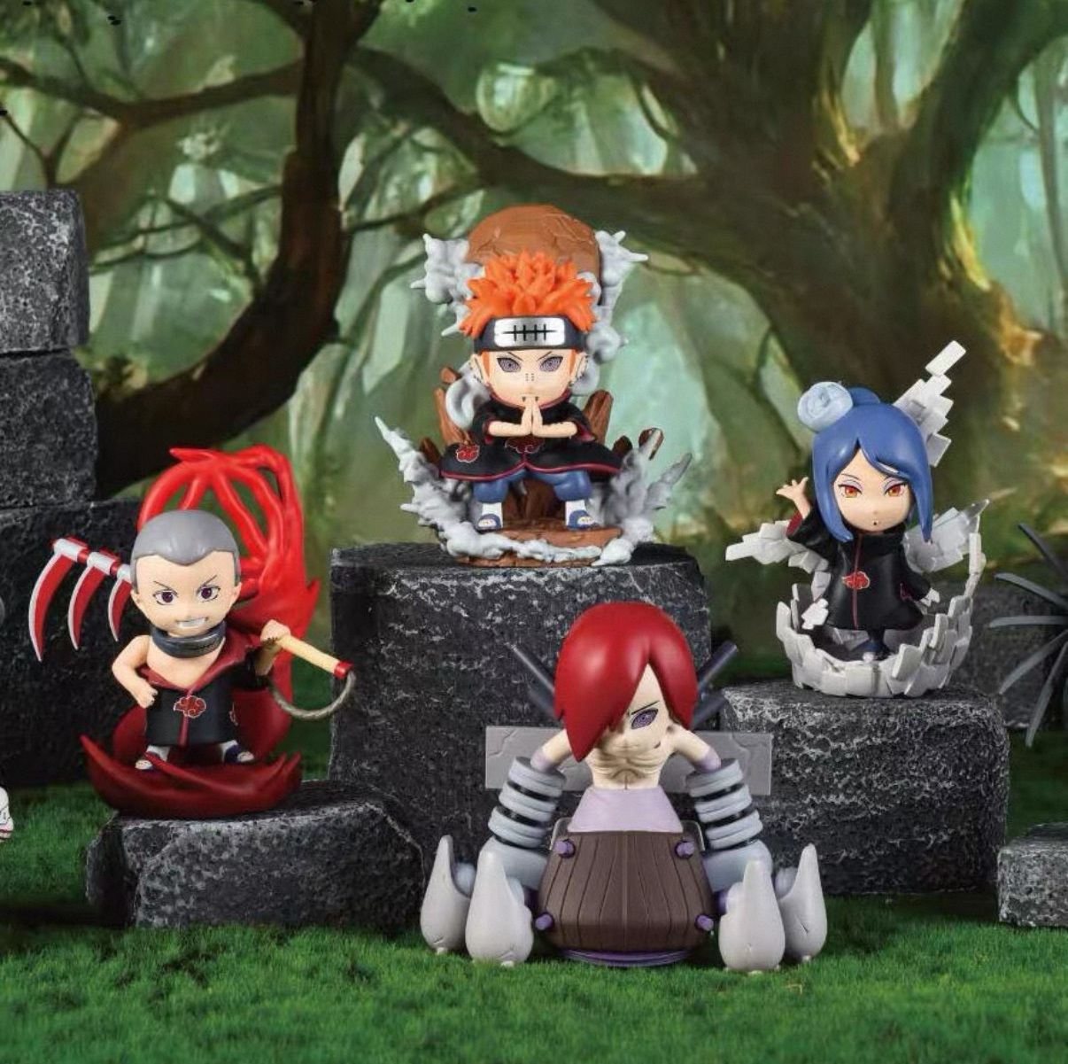 现货TOPTOY火影忍者晓组织系列盲盒手办摆件公仔玩具礼物送礼摆件 - 图1