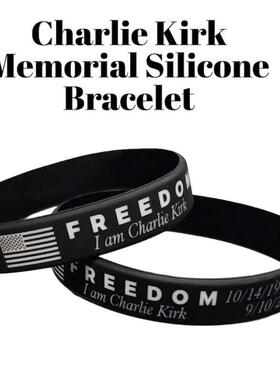 跨境新品 Memorial Silicone Bracelets硅胶纪念手环现货供应