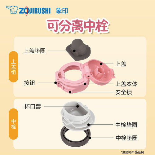 象印保温杯小巧便携不锈钢保温水杯迷你口袋SP24E  240ml - 图3