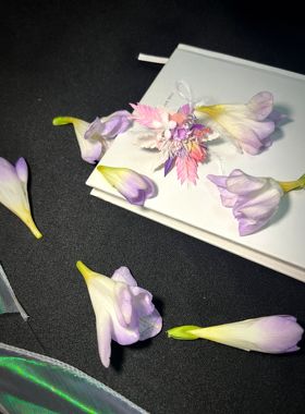 永生花戒指diy材料包 定制迷你结婚新娘情侣自制伴手礼鲜花植物盒