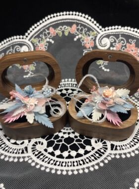 永生花戒指diy材料包 定制迷你结婚新娘情侣自制伴手礼鲜花植物盒