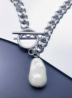 十一N次方316L钢古巴链男生高级