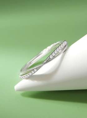 925银精致时尚戒指开口设计百搭