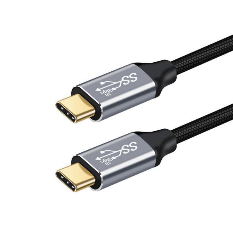 适用iPhone 15 弯头USB-C双C线Emark芯片TypeC3.1全功能Gen2 PD100w数据线USB3.1 - 图0