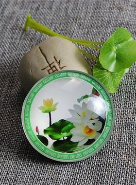 青龙牌公鸡图 冰箱贴带磁铁 白荷花峰回路转牛图家居摆件送双面胶