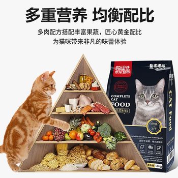 Royal Partner Cat Food Kitten Cat Food Cat Dry Food Chicken Freeze-dried Double Combination Care for Gastrointestinal Kittens Adult Cats 1.6kg