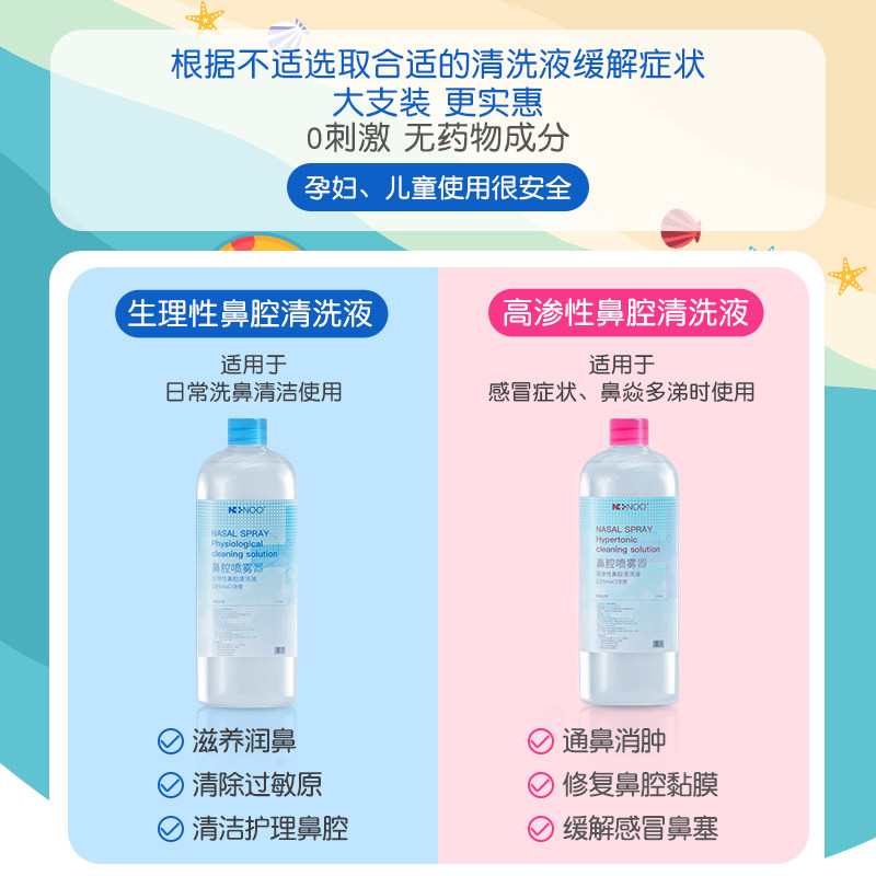 尼诺高渗生理性海盐水婴儿童洗鼻器 ninoo洗鼻器／吸鼻器
