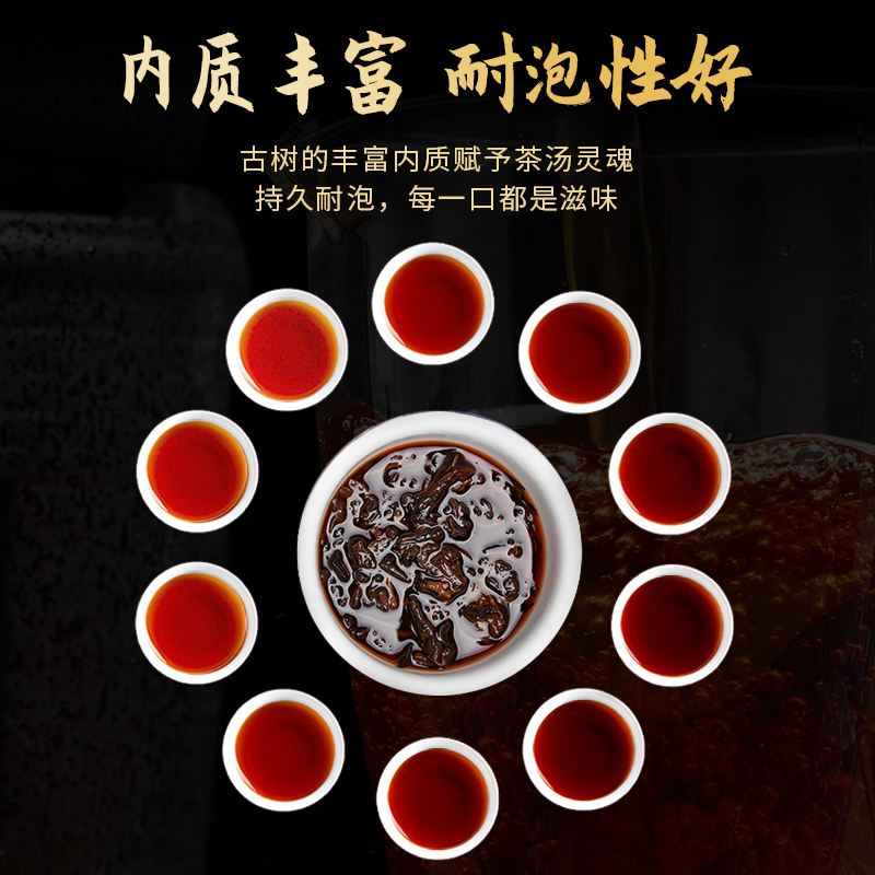 云南樟香普洱老茶熟茶正品十年以上勐海古树特陈年班章级茶叶茶饼