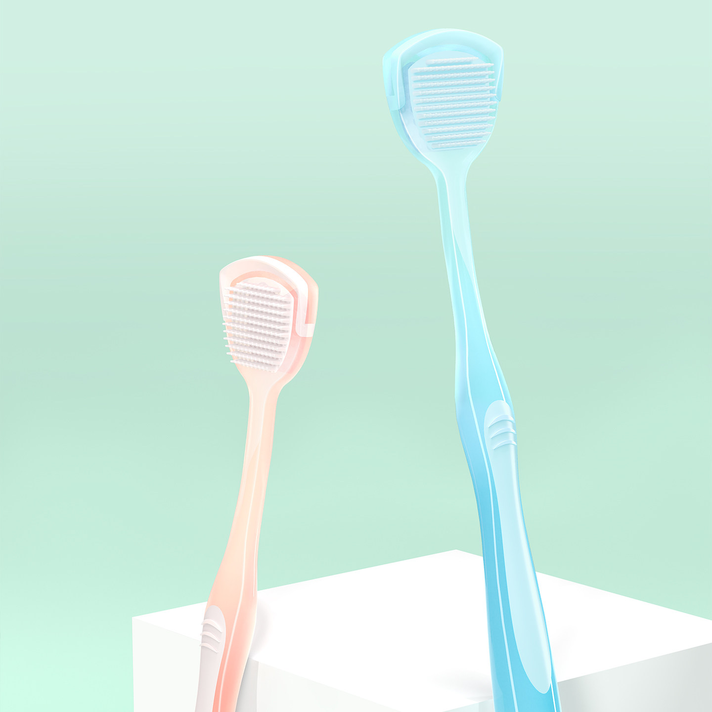 小鹿妈妈个人护理舌苔刷硅胶舌苔清洁刮舌器刮舌头口腔清洁刮舌板,淘宝优惠券,粉丝福利购,淘宝优惠卷