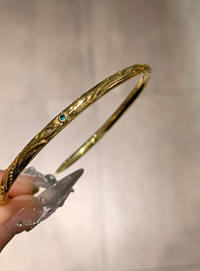 SHOWDIGU金色乾坤圈手镯