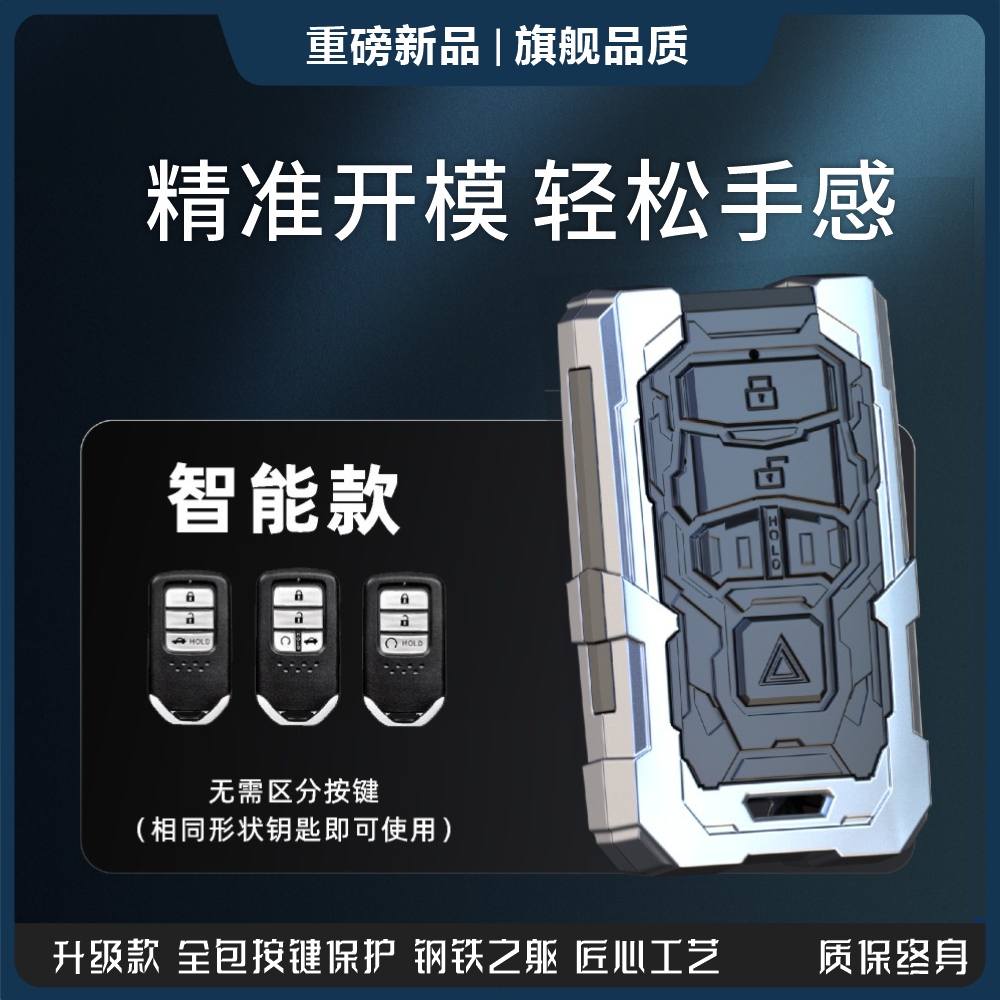 适用本田十一代思域钥匙套CRV雅阁XRV包型格冠道英诗派皓影壳23款 - 图3