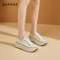 Daphne Daphne seaside Chaoyang ~ thick bottom small white shoes womens fall 100 hitch sports casual little crowdboard shoes