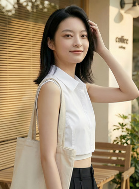 高级感假领子职业装假衬衫领