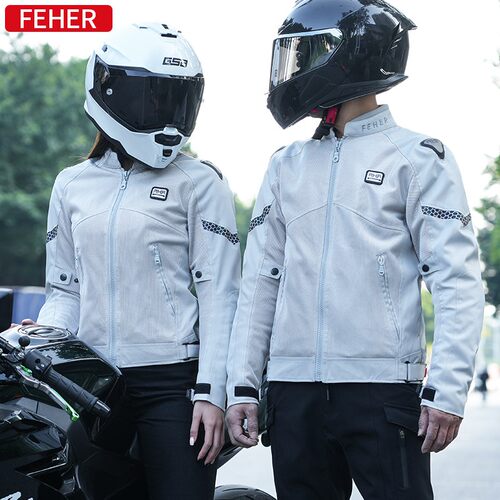 FEHER飞儿摩托车骑行服机车赛车服夏季网眼透气防摔服装备男女 - 图1