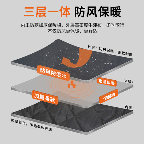 星空骑士摩托车快速脱裤秋冬保暖防风防水防摔机车骑行裤快拆裤 - 图1