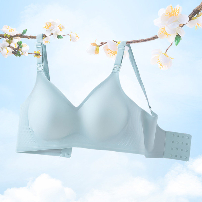 孕妇孕期怀孕期舒适薄款大红色胸罩 丽雪瑶哺乳文胸